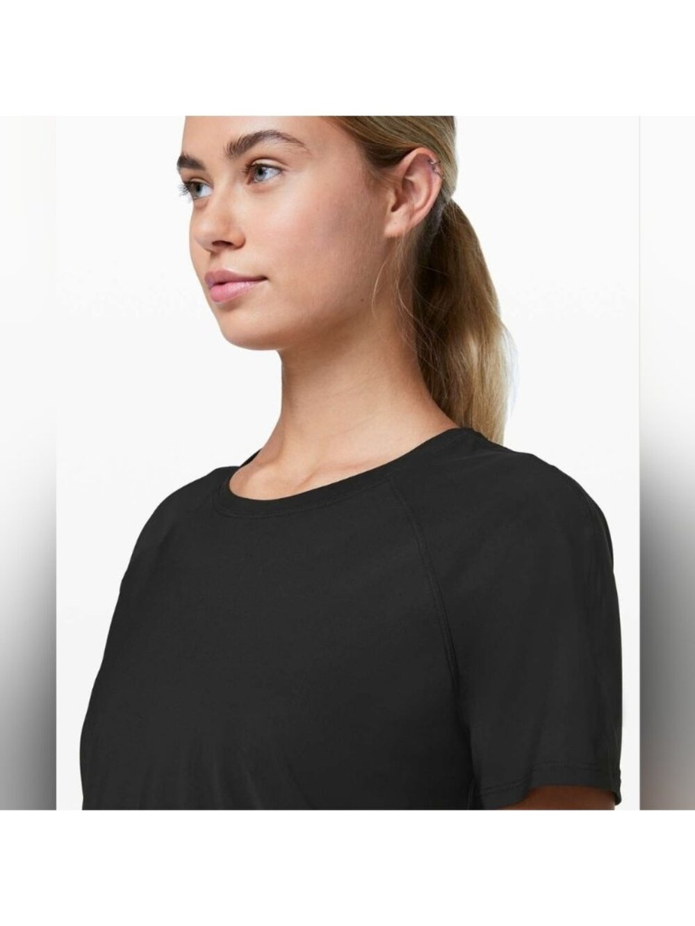 Lululemon Short Sleeve Cotton Tshirt Black